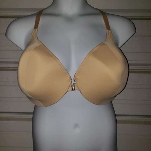 TRUSST Lingerie Plus Size 44G "Evie" Cream Color Nude Bra TL42000 Front Close - Picture 2 of 6